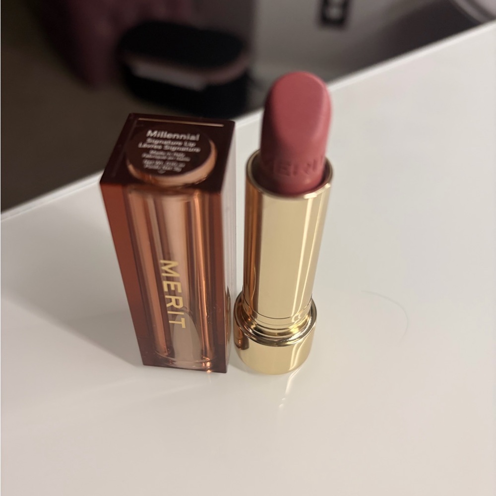 Merit Beauty Soft Pink Lipstick